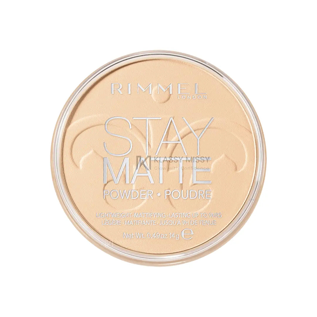 Rimmel London Stay Matte Powder 001 Transparent