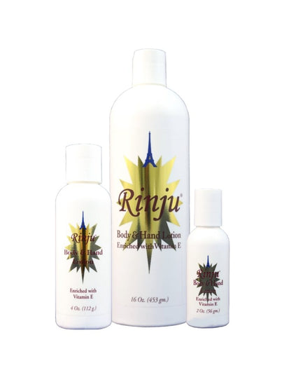 Rinju Body & Hand Lotion 16oz Enriched With Vitamin-E