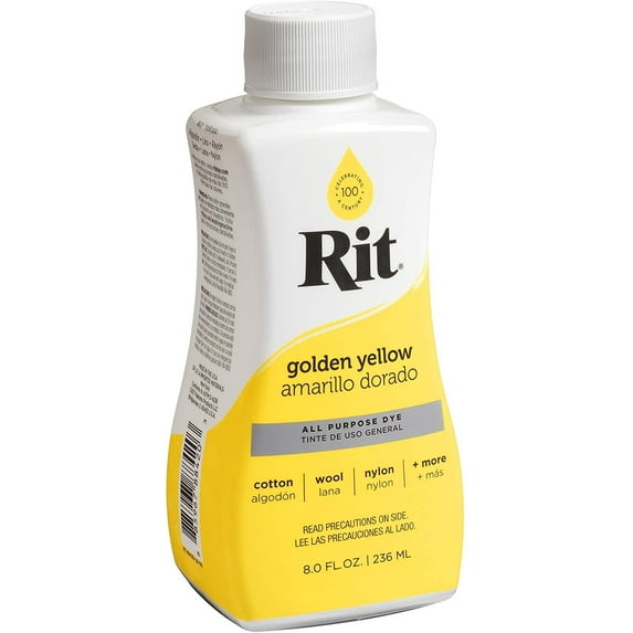 RIT DYE LIQUID GOLDEN YELLOW 8