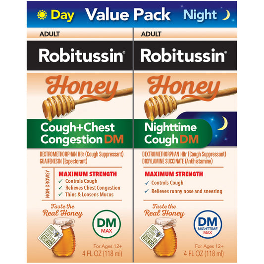 ROBITUSSIN HONEY DM MAX CGH/CONG LIQ 4OZ