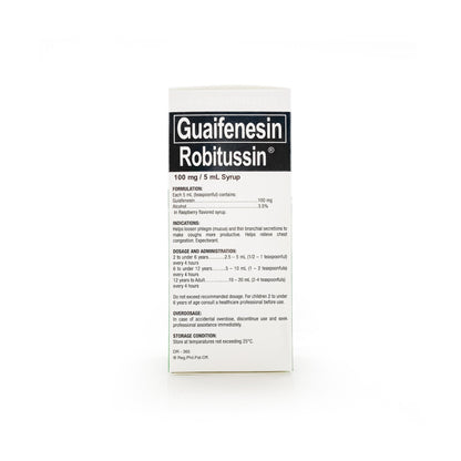ROBITUSSIN SVR CGHST LQ 118ML ADT