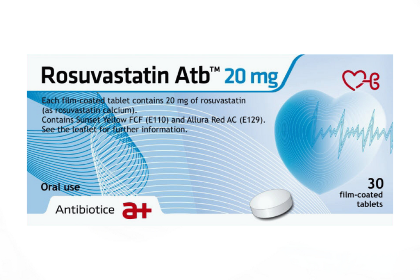 ROSUVASTATIN TB 20MG 1000