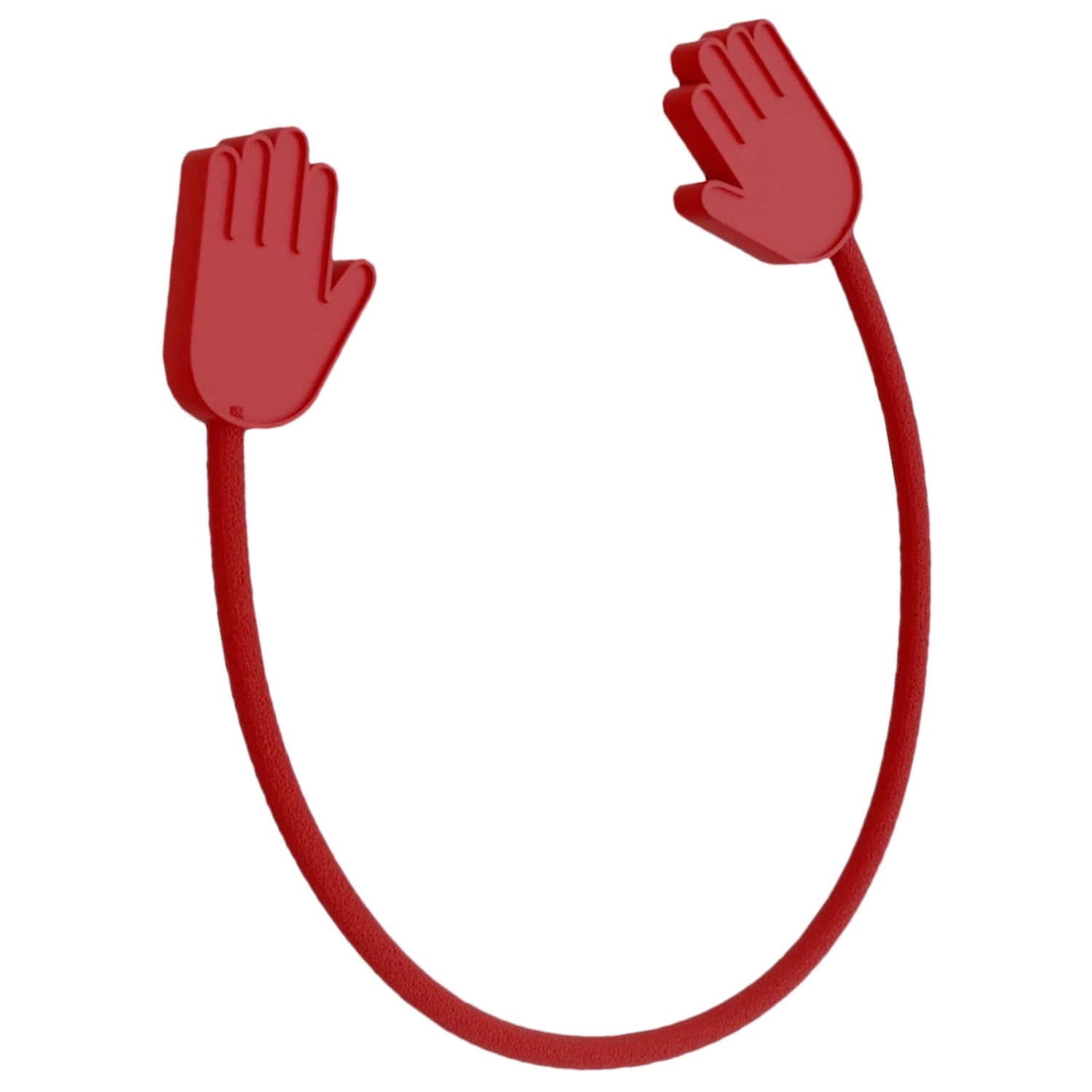 BulbHead Ruby Holding Hands Silicone Zip Ties