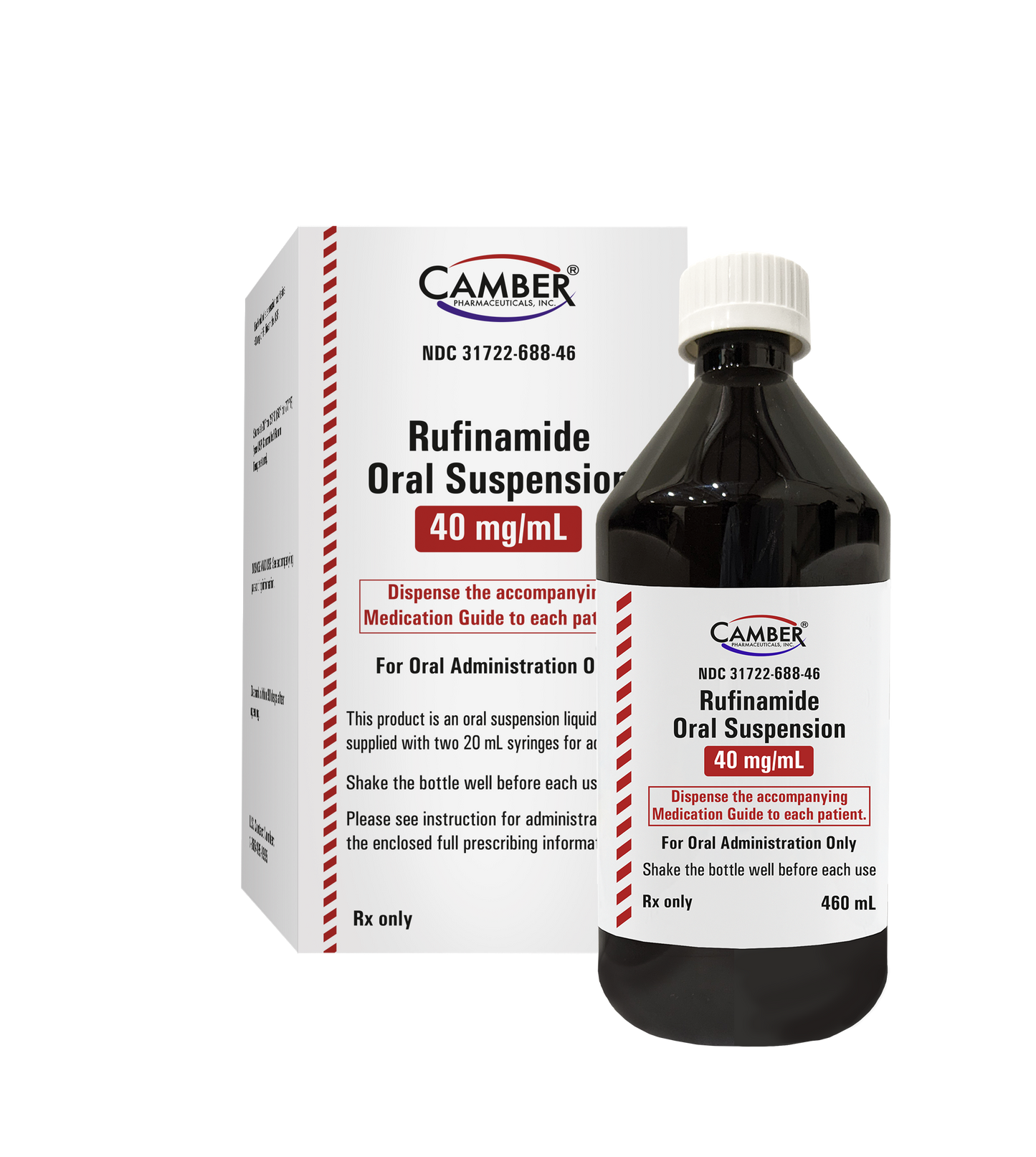 RUFINAMIDE SS 40MG/ML 460ML ORAL