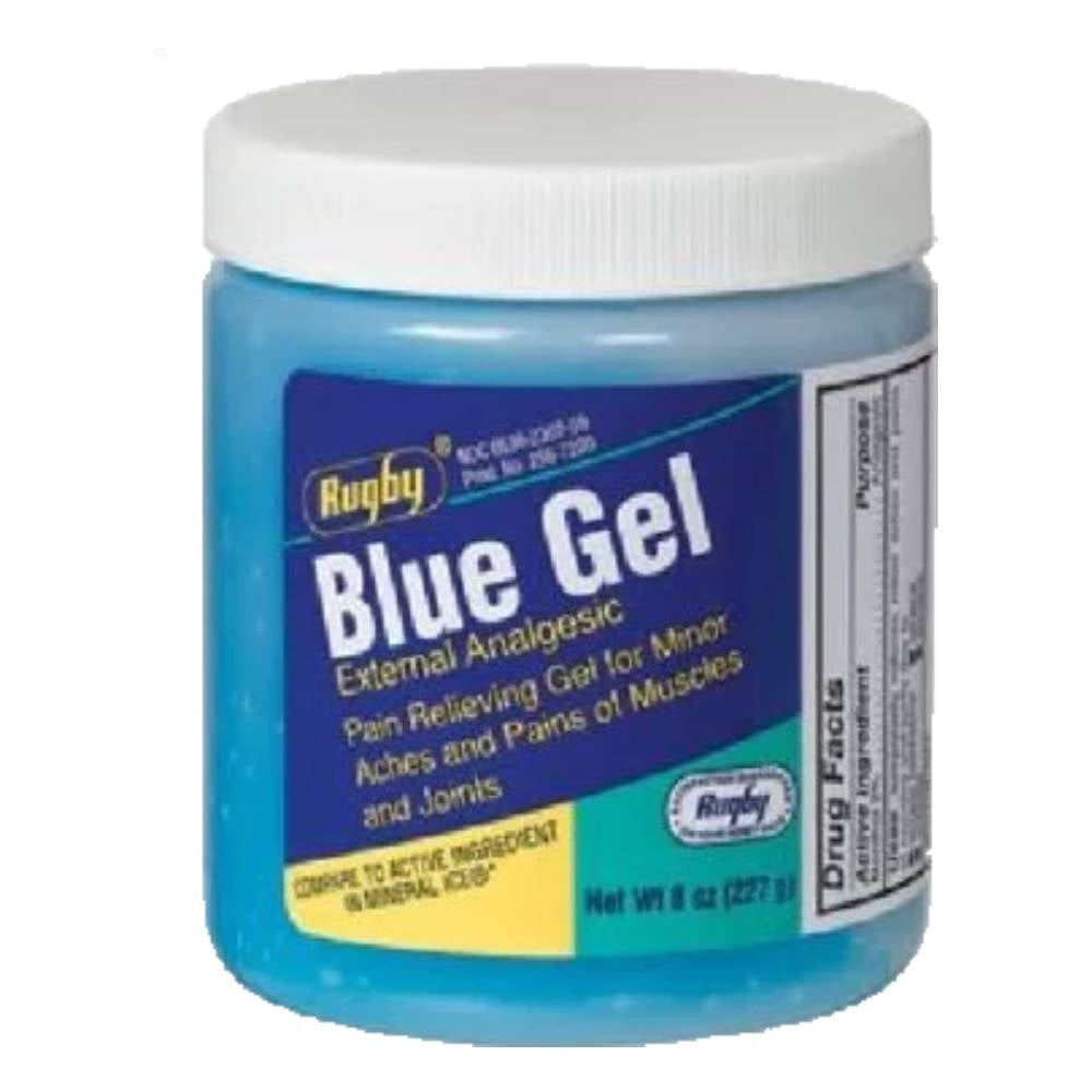 BLUE GEL MUSCLE RELIEF 8OZ RUGBY