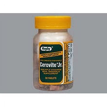 CEROVITE JR CHEW TAB 60CT RUGBY