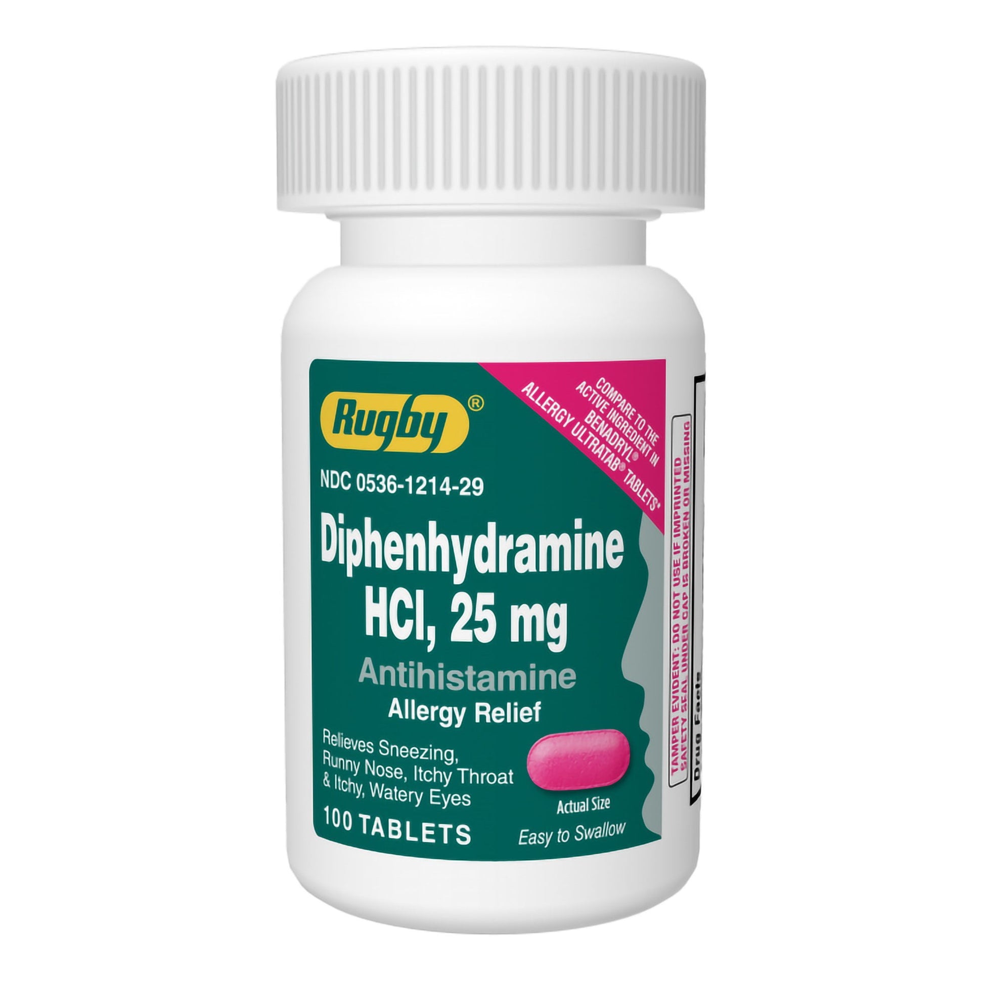DIPHENHYDRAMINE HCL 25 MG CAP 100