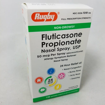 FLUTICASONE 50MCG SPY 9.9ML RUGBY