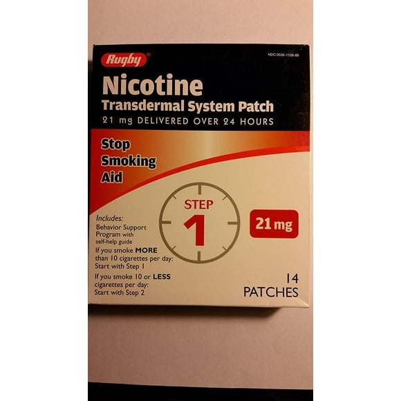 NICOTINE TRANSDERM PATCH 7MG 14CT RUGBY