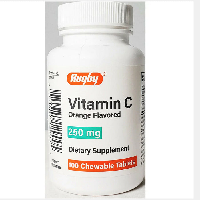 VITAMIN C ORANGE 250 MG CHW 100