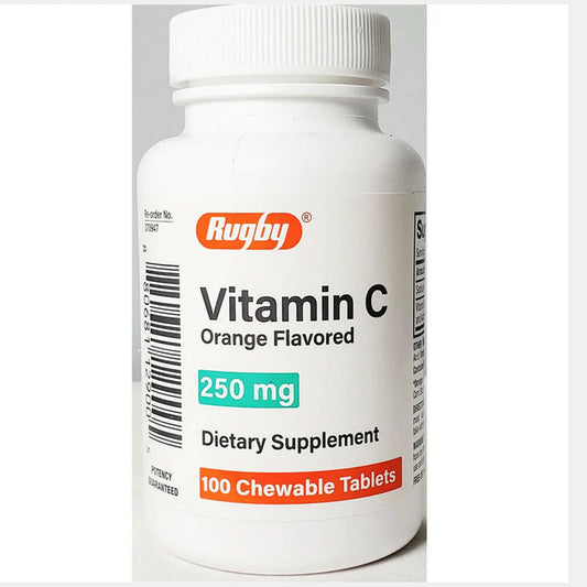VITAMIN C ORANGE 250 MG CHW 100