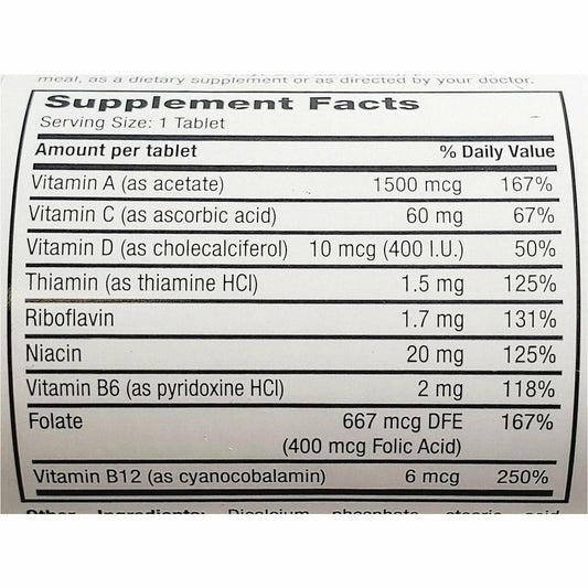 DAILY-VITE MULTIVITAMIN TB 100