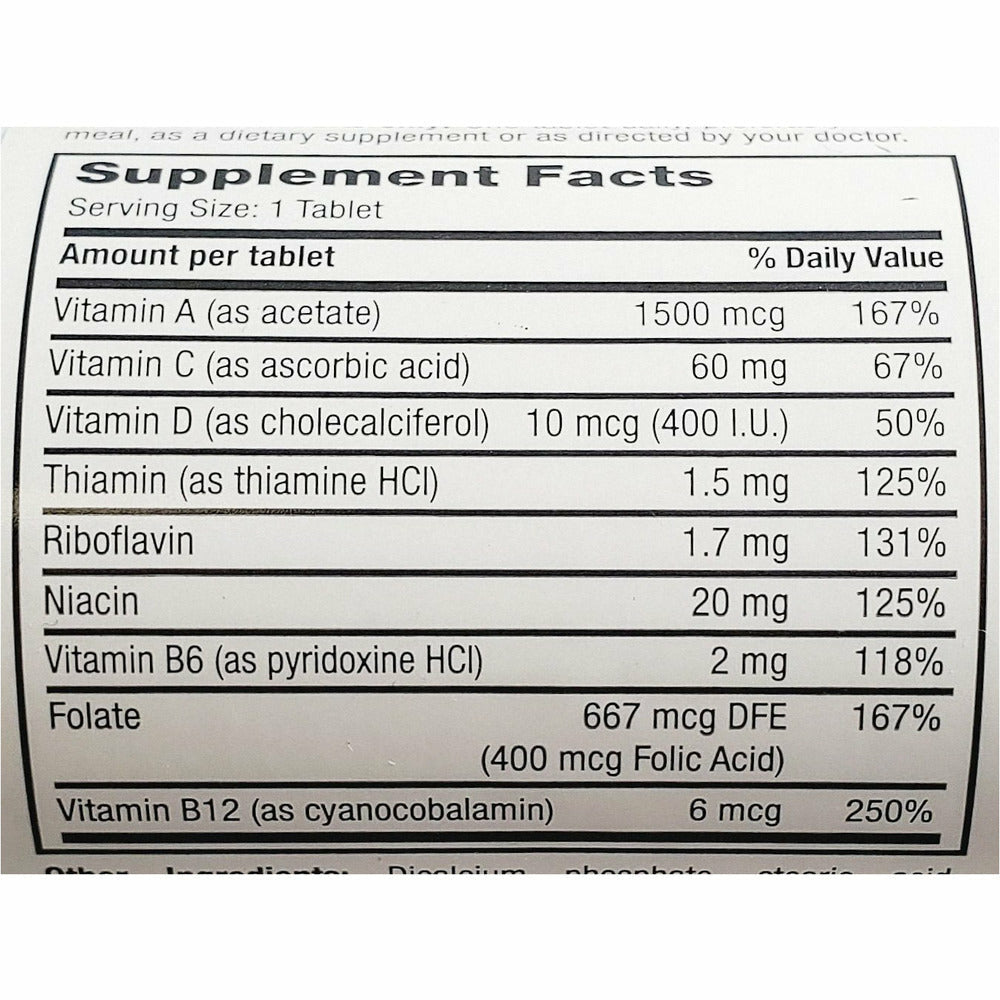 DAILY-VITE TABLET 1000CT RUGBY