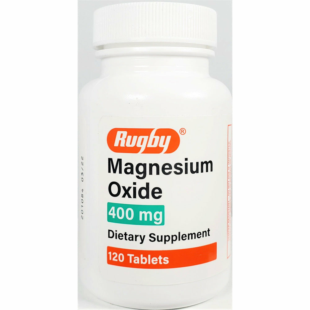 MAGNESIUM OXIDE 400MG TABLET 120CT RUGBY