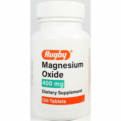 MAGNESIUM OXIDE 400MG TABLET 120CT RUGBY