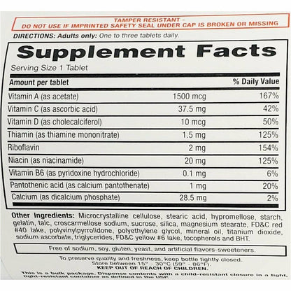 VIT B6 50MG TABLET 1000CT RUGBY