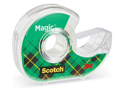3M  Scotch Magic Tape Transparent 3/4" x 18 yds