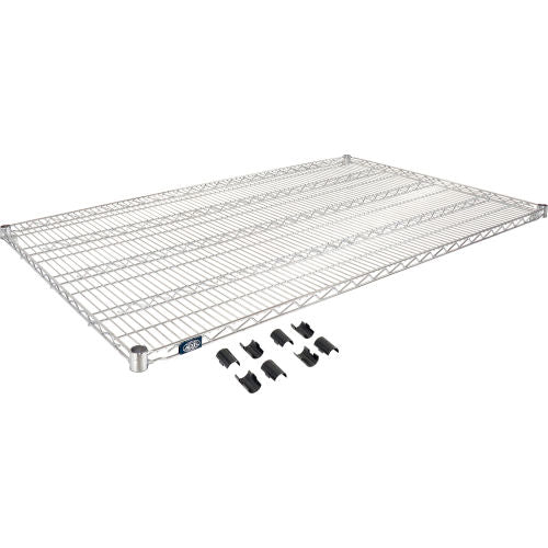 WIRE SHELF 18"X72" CHROME 2 CT DS