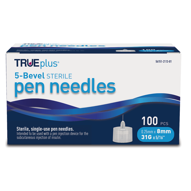 TRUEPLUS 5 BVL PEN NDLE 29G 12.7MM 100C