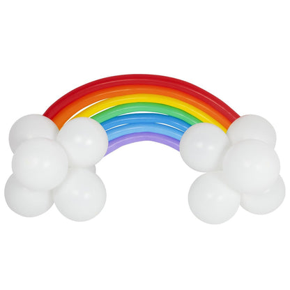 BLOWOUT 8CT RNBOW BDAY RBBN