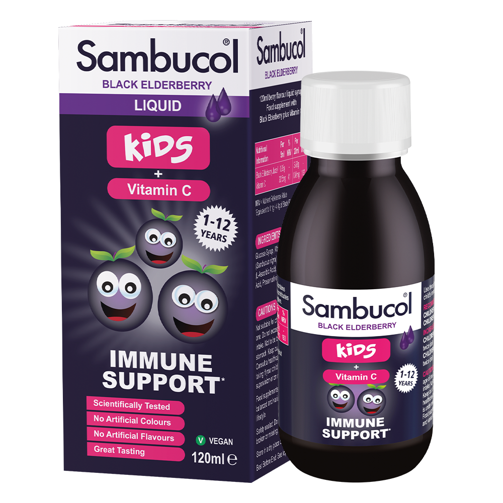 SAMBUCOL FOR KIDS LQ 120ML BERRY