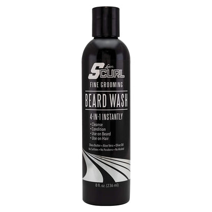 LUSTER S CURL BEARD WASH     8Z
