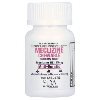 MECLIZINE HCL TB 12.5MG 100
