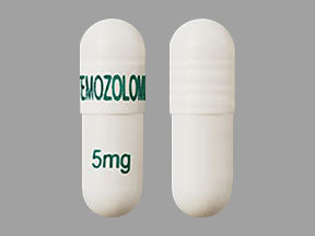 TEMOZOLOMIDE CP 5MG 5