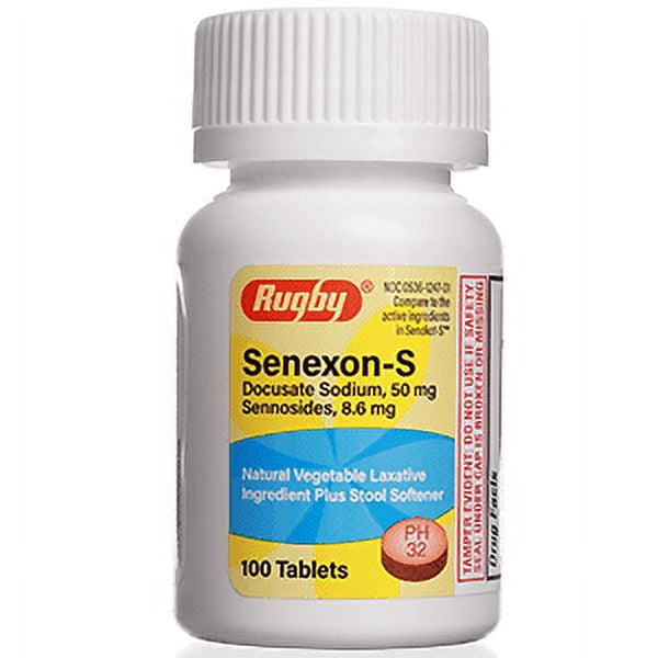 SENNOSIDES-DOCUSATE 8.6-50MG TAB 100 UD