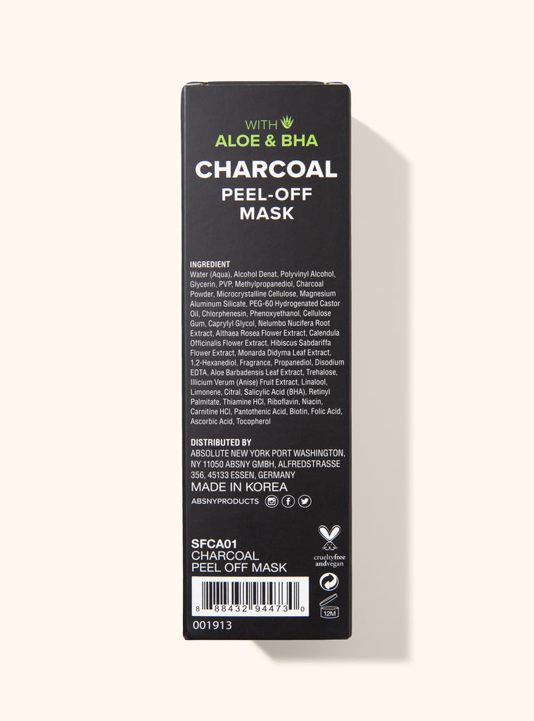 MASK,WHT CHRCOAL,PEEL OFF