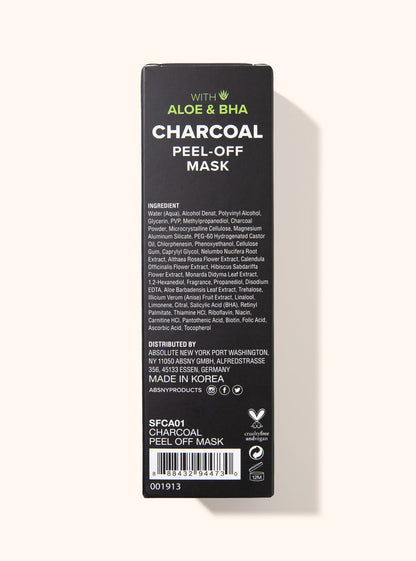 MASK,WHT CHRCOAL,PEEL OFF