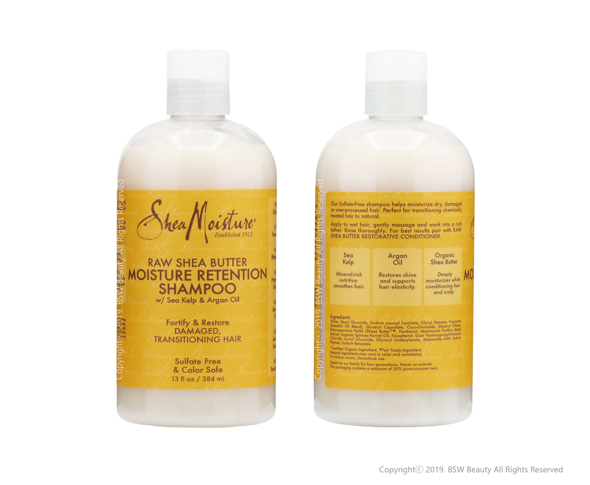 S/M RAW SHEA SHAMPOO COMBO 13OZ