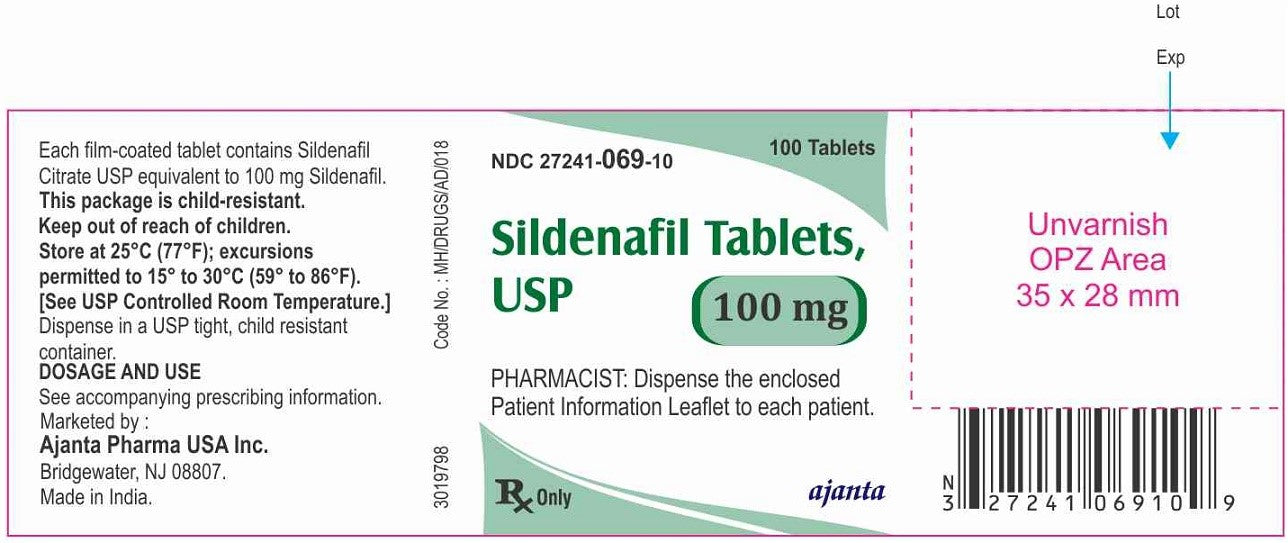 SILDENAFIL CITRATE TB 100MG 100