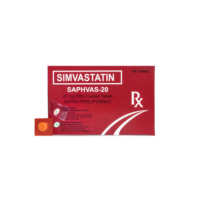 SIMVASTATIN TB 20MG 1000