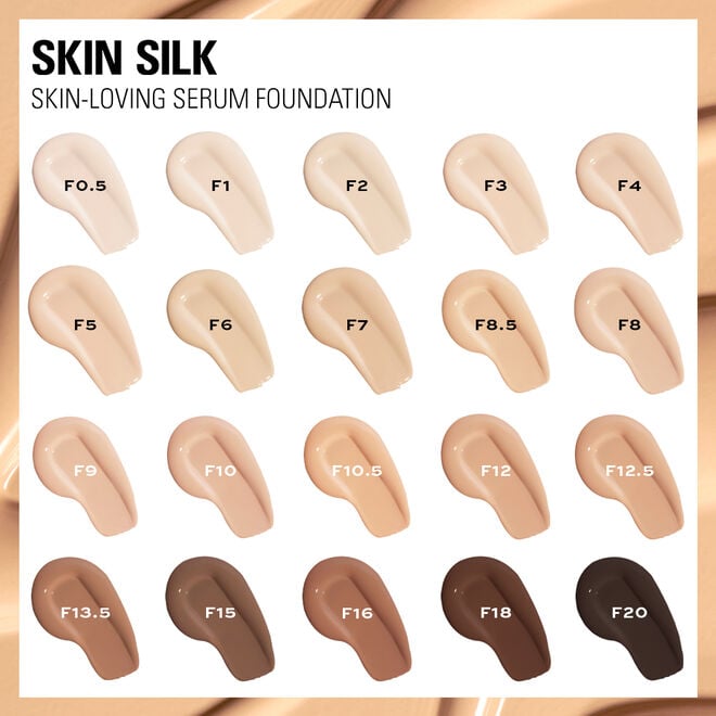 REVOLUTION Skin Silk Radiant Satin Serum Foundation - F5NW