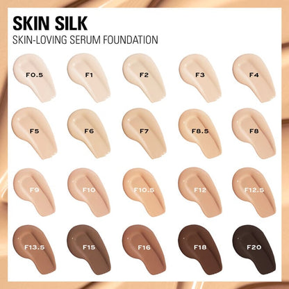 REVOLUTION Skin Silk Radiant Satin Serum Foundation - F15NC