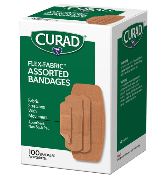 CURAD FLX FBRC AP .75X3N 25 CFLG