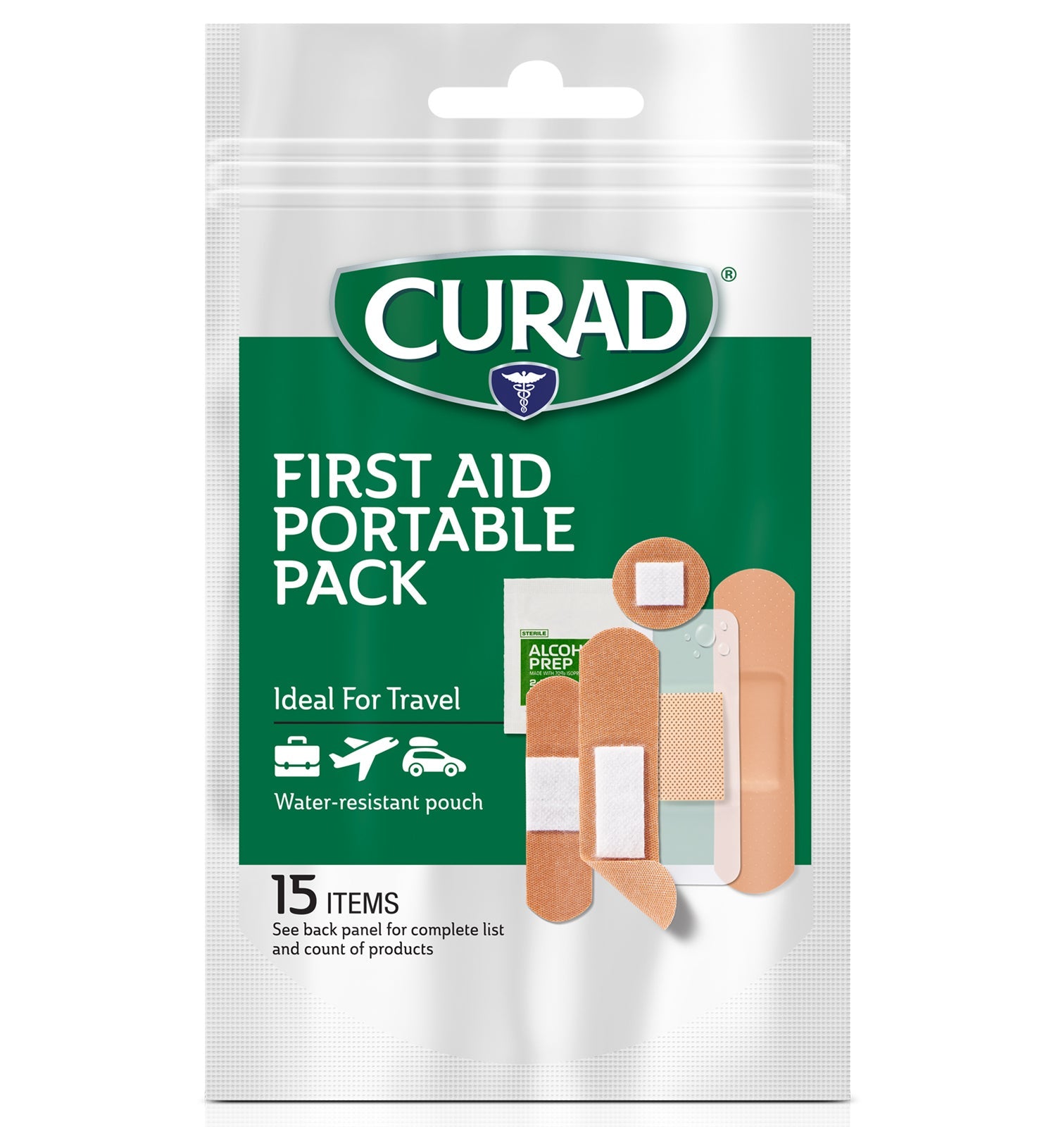 CURAD FIRST AID PORTABLE PACK AP 15