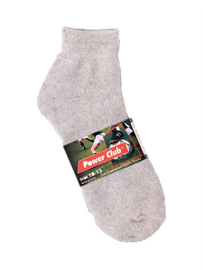 Russell Fashion Foot Men's Sport Fit Quarter Length Socks, 3 pairs