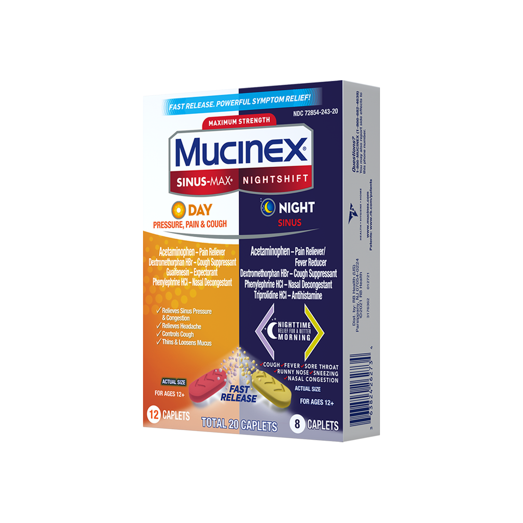 MUCINEX SINUS-MAX NT SHFT CNG&CGH 6OZ