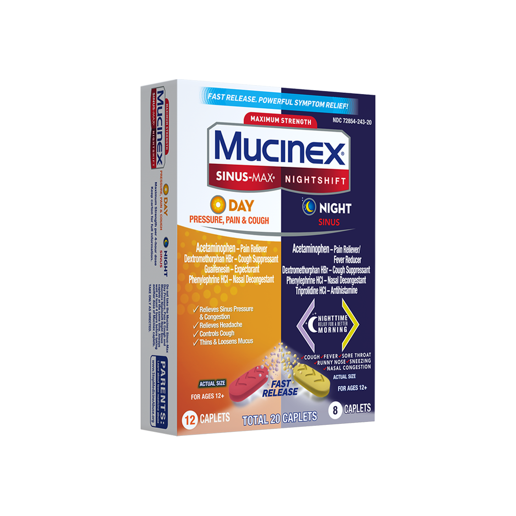 MUCINEX SINUS-MAX NT SHFT CNG&CGH 6OZ