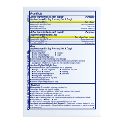 MUCINEX SINUS-MAX NT SHFT CNG&CGH 6OZ
