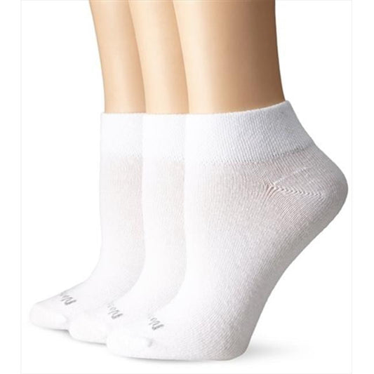 SOCKS MENS QTR WHT / GRY 3PK