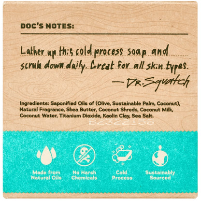 Dr. Squatch Mini Bar Soap - Coconut Castaway, 2.3 oz