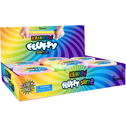 Toysmith Rainbow Fluffy Slime