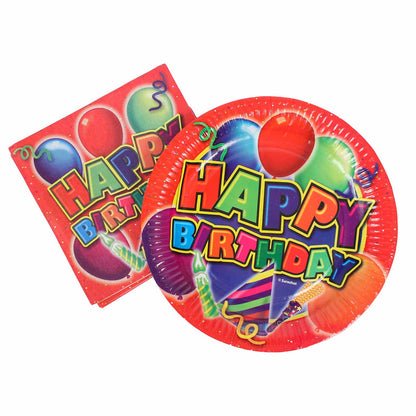 HPPY BLN BDAY LUNCH NAP 16CT