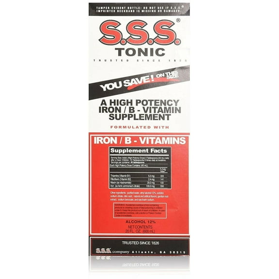 SSS TONIC LQ 10OZ
