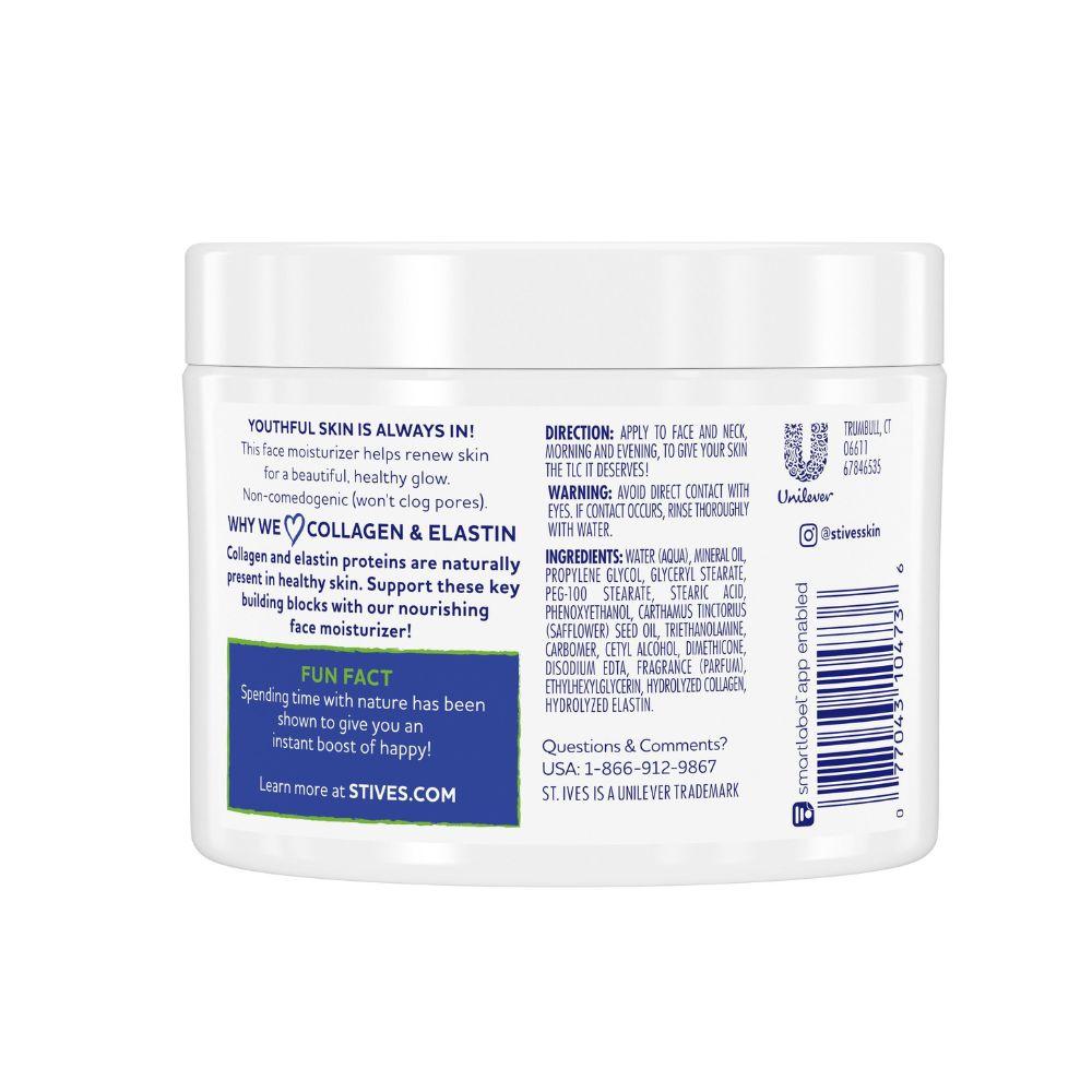 St Ives Moisturizer Renewing Collagen Elastin 10oz Jar