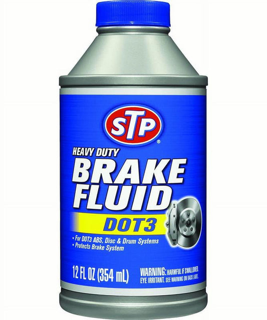 STP Heavy Duty Brake Fluid - DOT 3, 12 oz