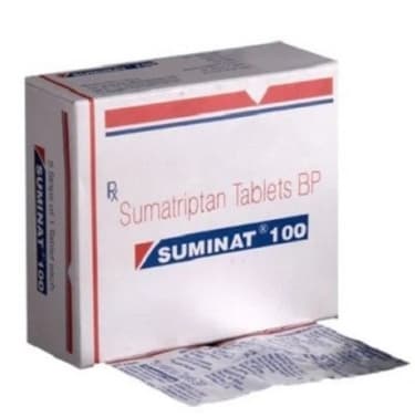 SUMATRIPTAN TB 100MG 3X9UU BPK